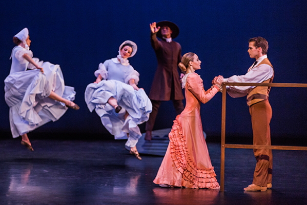 Scene from Appalachian Spring by the Martha Graham Dance Company Scene from Appalachian Spring by the Martha Graham Dance Company